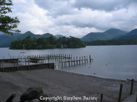 The shores of Derwent water in the Lake District