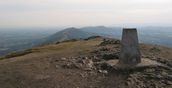 A view along the multiple peaks of the Malvern Hills